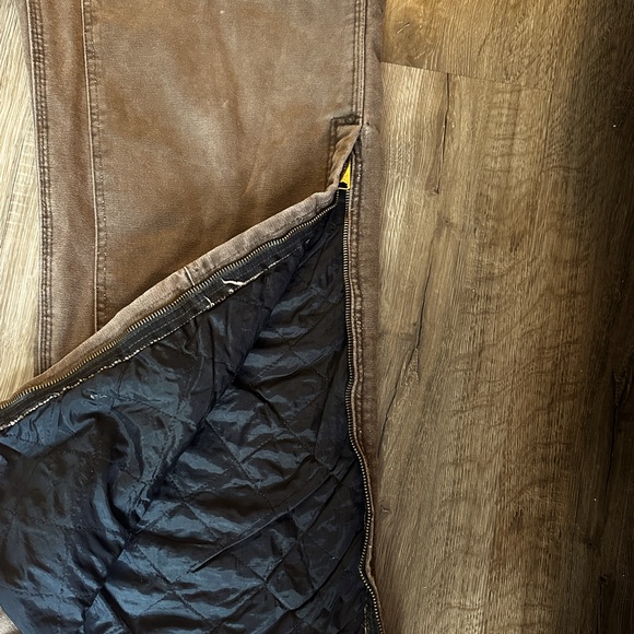 VTG Insulated Carhartt Double Knee R27 CHT 40x32 - USA Union-Made - Picture 4 of 10